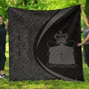 Tokelau Coat Of Arms Polynesian Premium Quilt  Circle Style  01 J2  Quilt
